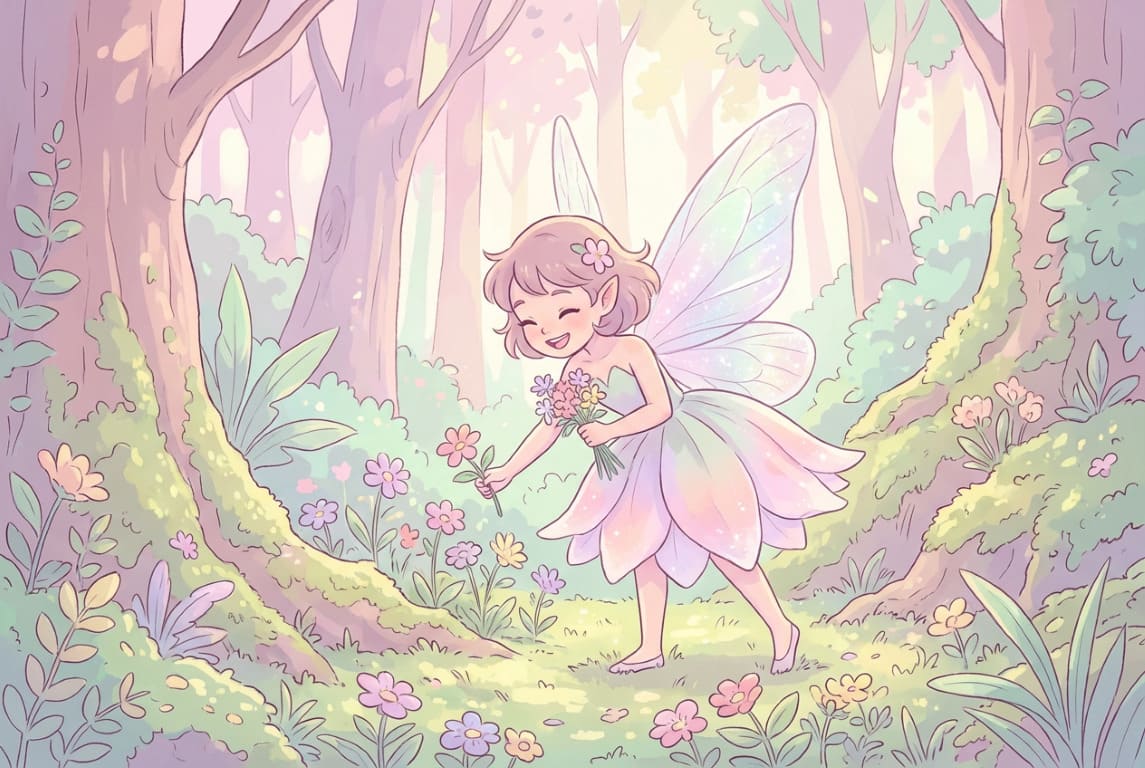 ''Gražioji fėja'' Plakatelis