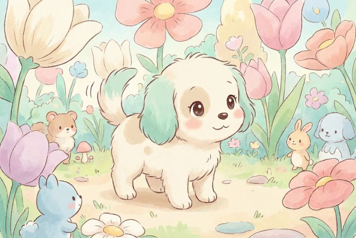 ''Mažiukas šuniukas'' Plakatelis