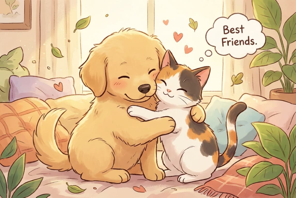 ''Geriausi draugai'' Plakatelis