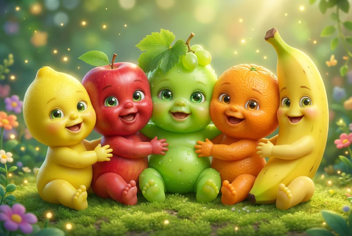 ''Vaisiukai kūdikiukai'' Plakatelis