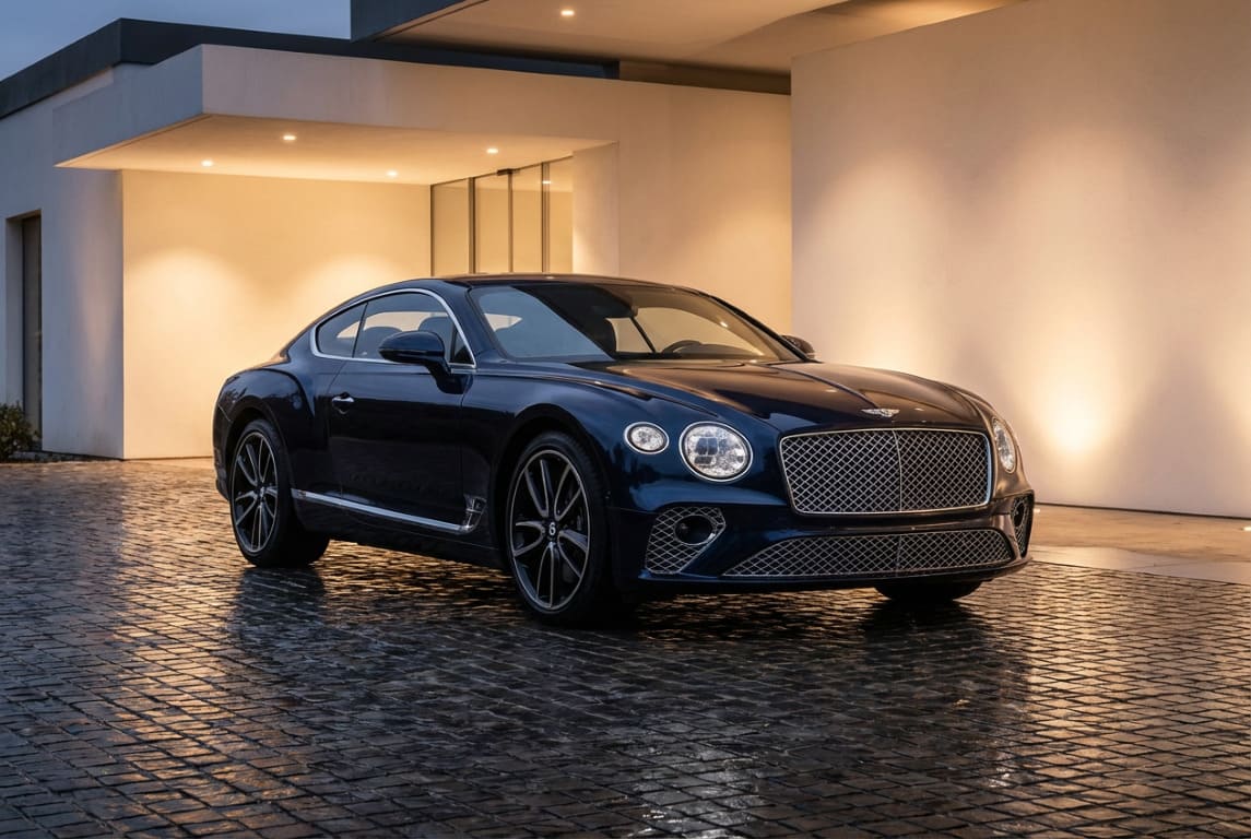 Prabangus Bentley automobilis Plakatelis