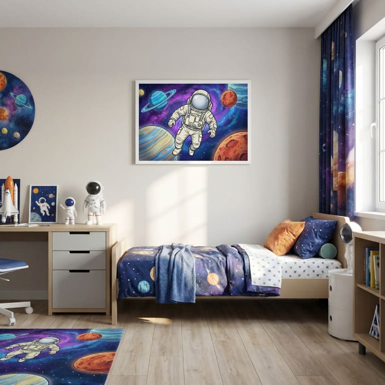 ''Kosmonautas'' Plakatelis