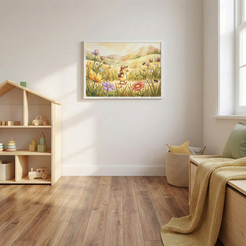 ''Ančiukas su kepuriuku'' Plakatelis