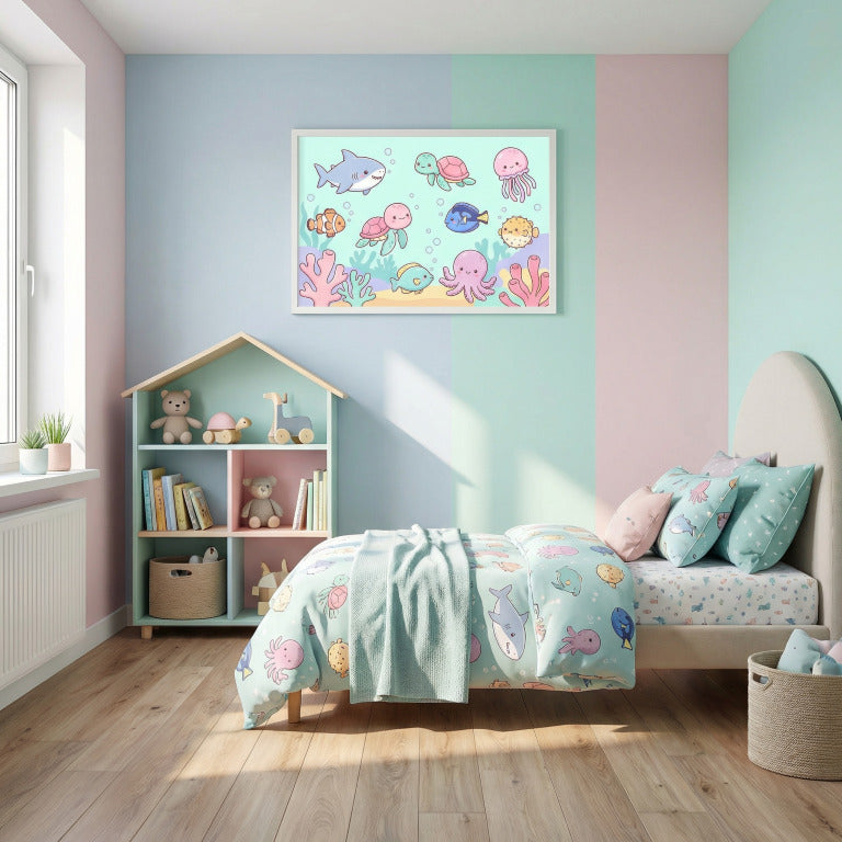 ''Vandenyno gyventojai'' Plakatelis