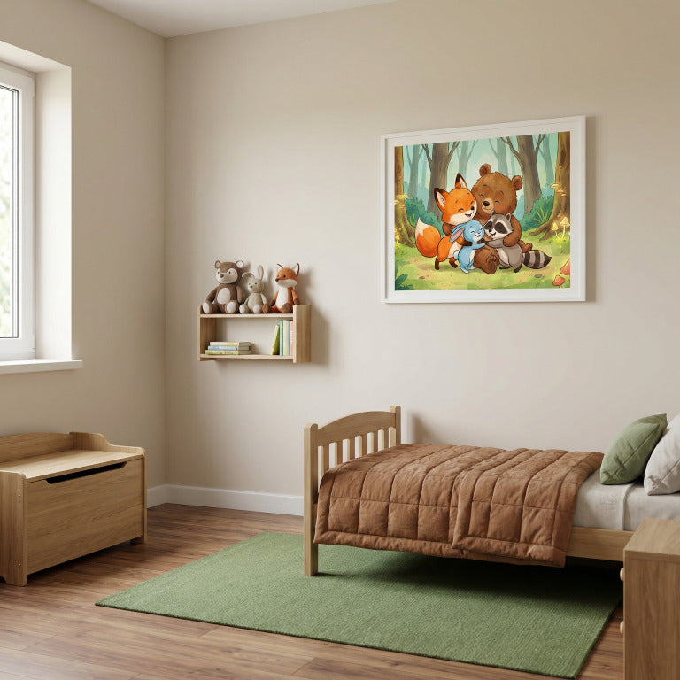 ''Draugiškas apsikabinimas'' Plakatelis