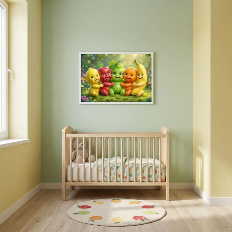 ''Vaisiukai kūdikiukai'' Plakatelis